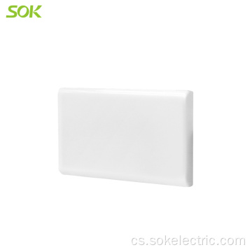 Příslušenství k elektrickým nástěnným vypínačům 147 Blank Plate White